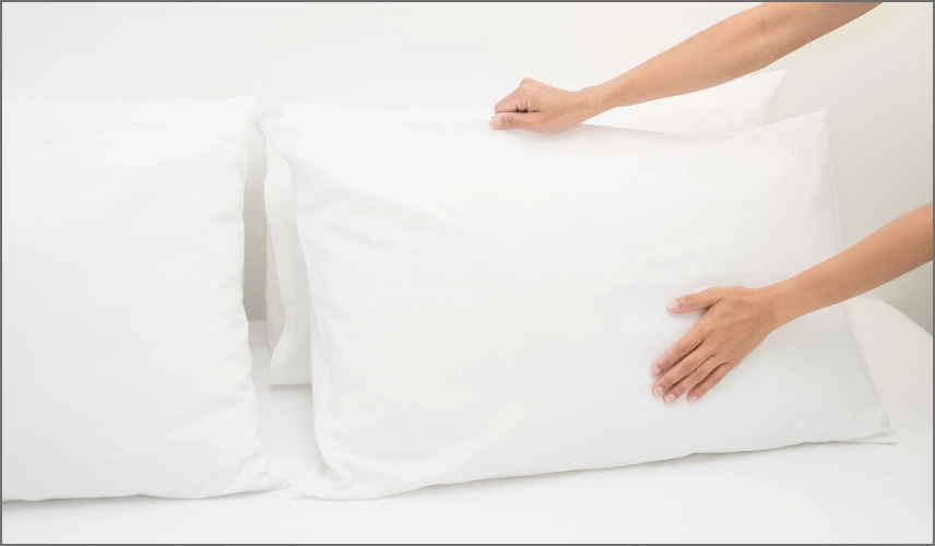 white pillow house keeping service at golden valley senior living